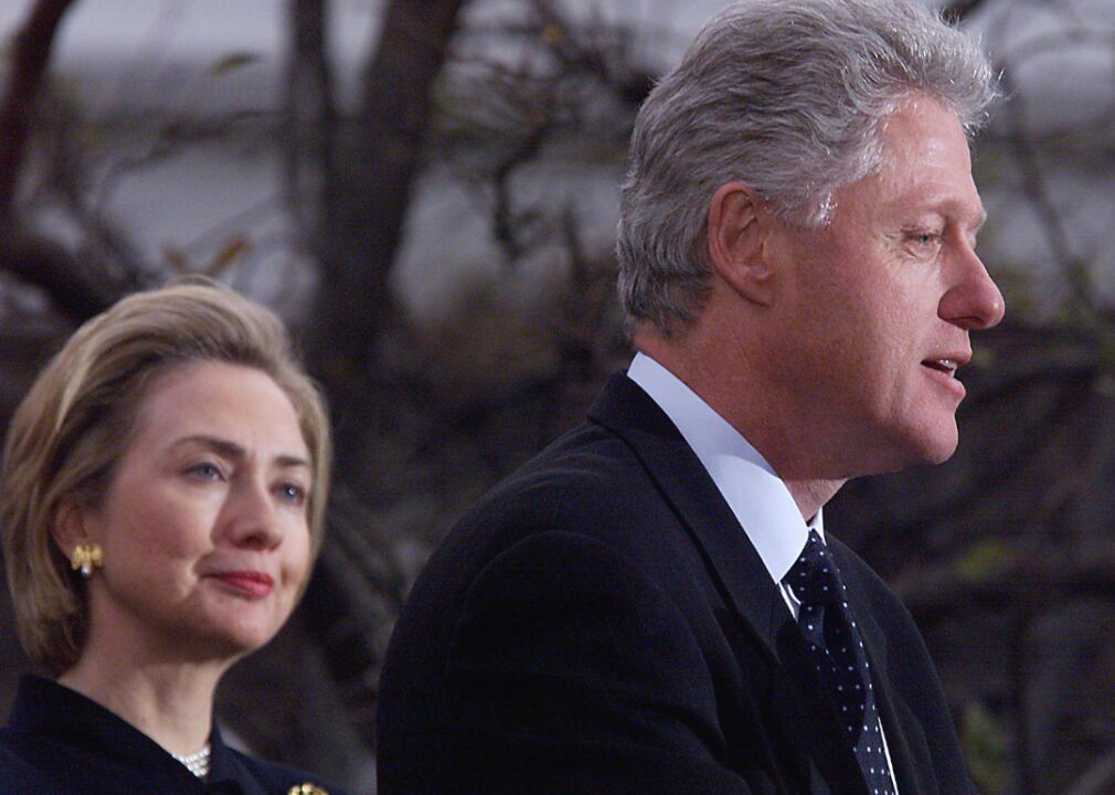 1998: President Clinton appears after House impeachment